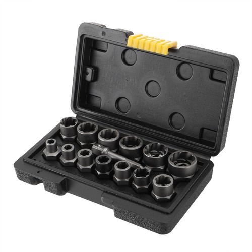 15x Impact Damaged Bolt Nut Screw Remover Tool Socket Threading Extractor New - Picture 8 of 16