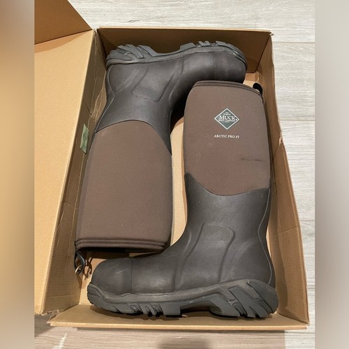 Muck Arctic Pro Bark STEEL TOE Extreme Work Boots Insulated Men’s Size 9 - Picture 8 of 12