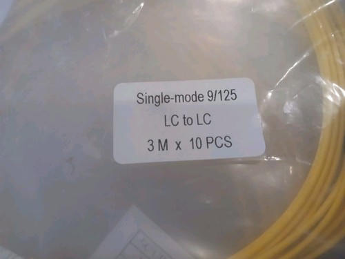 20 câbles patch 10x2 monomode duplex 9/125 LC à LC 3 M fibre optique - Photo 3/4