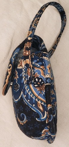 VERA BRADLEY CELL Phone Flip Phone HOLDER Windsor Navy Retired - Photo 5 sur 7