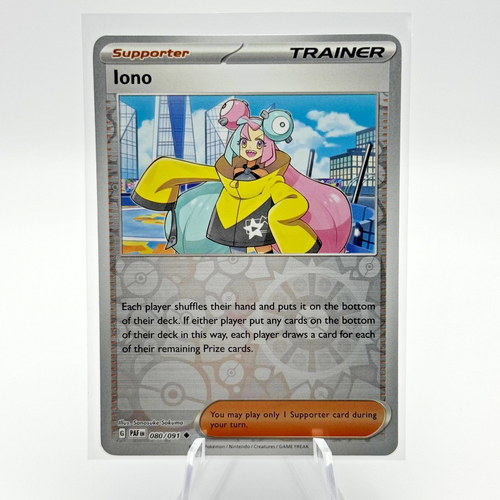 Iono 080/091 SV: Paldean Fates Reverse Holo