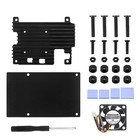 2X(For  5 Aluminum Alloy Case Kit with PWM Cooling Fan  Case for  5 Cooling9313