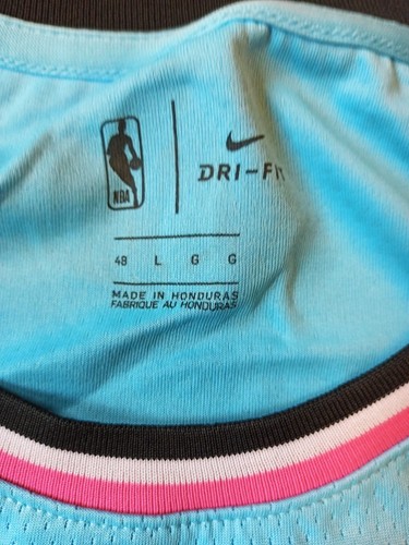NEU Nike Miami Heat VICE CITY Swingman Jersey Trikot NBA türkis blau 48 L - Picture 3 of 5