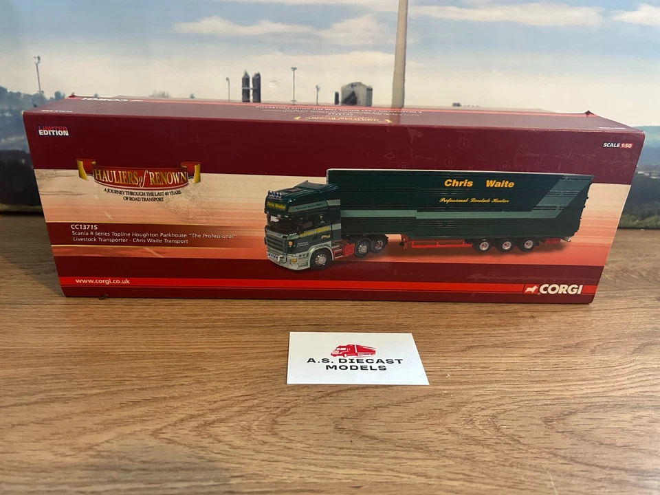 Corgi Modern Truck CC13715 Scania R Topline Livestock Chris Waite 1/50 - Image 4 of 4