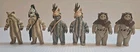 6 Vintage Kenner Star Wars Figure Bundle Lot Ewoks With Accessories ROTJ