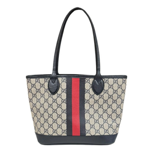 Gucci Ophidia Small Tote Bag Beige Canvas 726762 Women’s Handbag
