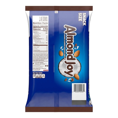 Almond Joy Coconut and Almond Chocolate Snack Size Halloween Candy.. - Picture 2 of 3