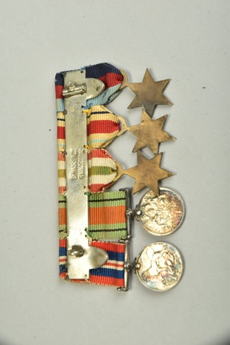 WW2 Miniature Medals, 8th Army Desert Rats Tie & North African Helmet. ZLJ - Picture 3 of 14
