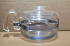 New ListingVintage Pyrex Flameware 8446B 6-Cup Glass Coffee Tea Pot With Lid *READ*