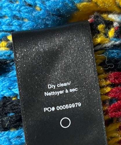 Rag & Bone Wool Reversible Sz L Sweater Women’s Multicolor Birdseye - Picture 9 of 16