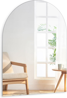 HD Bogen Wandspiegel Selbstklebender Glasspiegel 40X30Cm Dekorative Wandspiegel