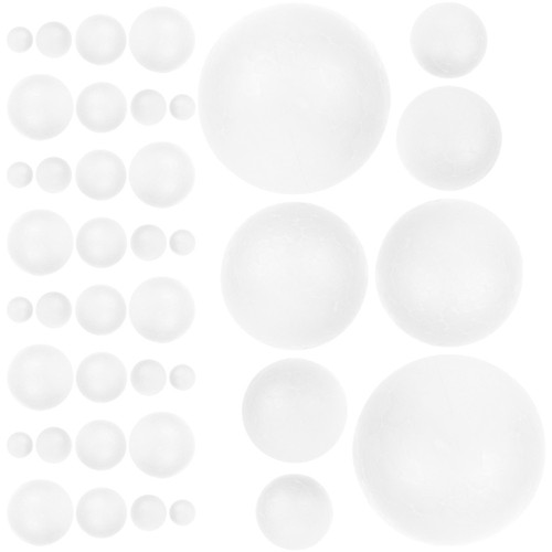 110pcs Party Polystyrene Balls Foams Balls Foams Spheres Decorative Balls