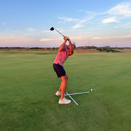 Training Aid Practice T - Swing Training Aid - Helps Align Feet, Shoulders, and - Picture 2 of 12