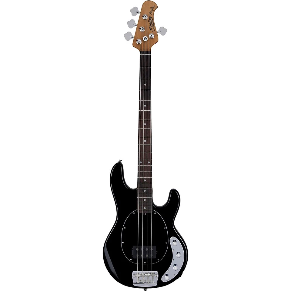 Sterling by Music Man StingRay RAY34 Electric Bass Guitar Black - Image 3 of 4