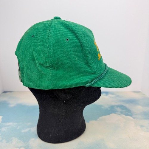 Hartes Heizservice grün Cord Seil Mütze Druckknopflasche Baumwolle Twin City Strick - Bild 3 von 8
