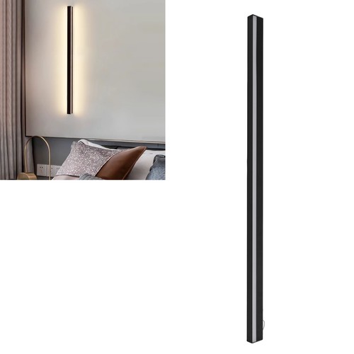 LED Linear Outdoor Wall Sconces Light Easy Installation Long Outdoor Wall Light - Picture 11 of 12