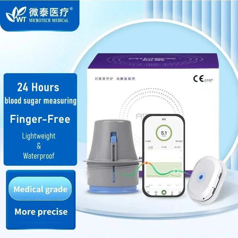 Non-Invasive Glucose Meter - 24h Real-Time Blood Sugar Monitor No Finger Prick** - Image 4 of 4