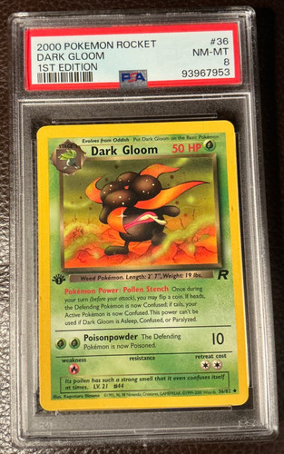 Dark Gloom (1st Edition) graded PSA 8 for sale on eBay