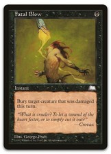 Fatal Blow (LP) Weatherlight WTH Magic MTG
