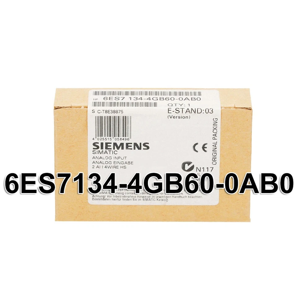 New Siemens 6ES7 134-4GB60-0AB0 6ES7134-4GB60-0AB0 SIMATIC DP ELECTRONIC MODULE - Image 2 of 4