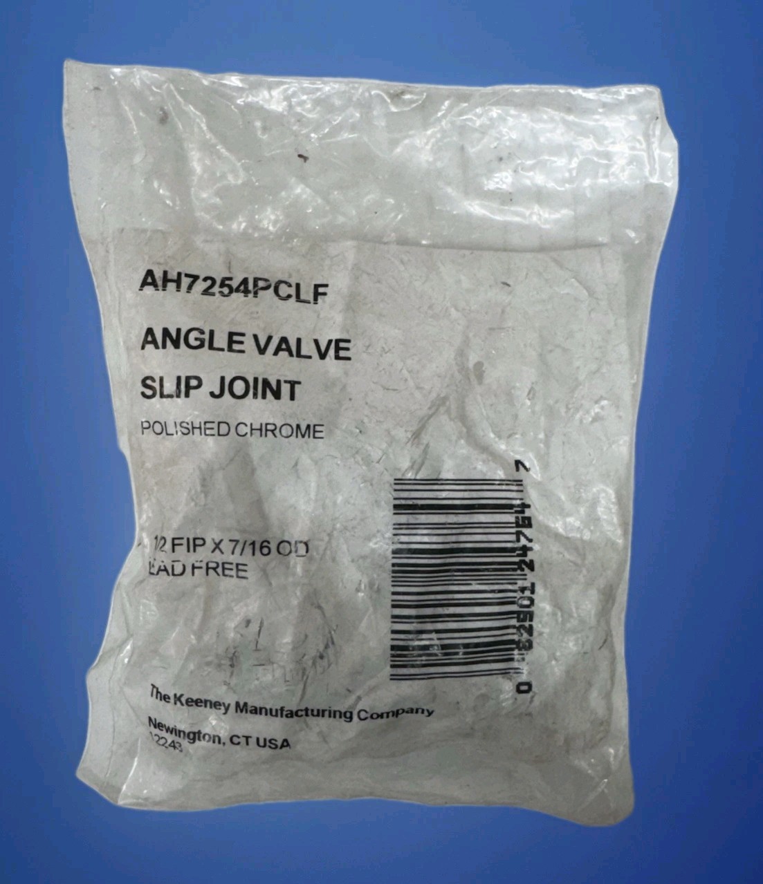 Shut Off Compression Angle Valve Slip Joint (1/2fip X 7/16 OD)