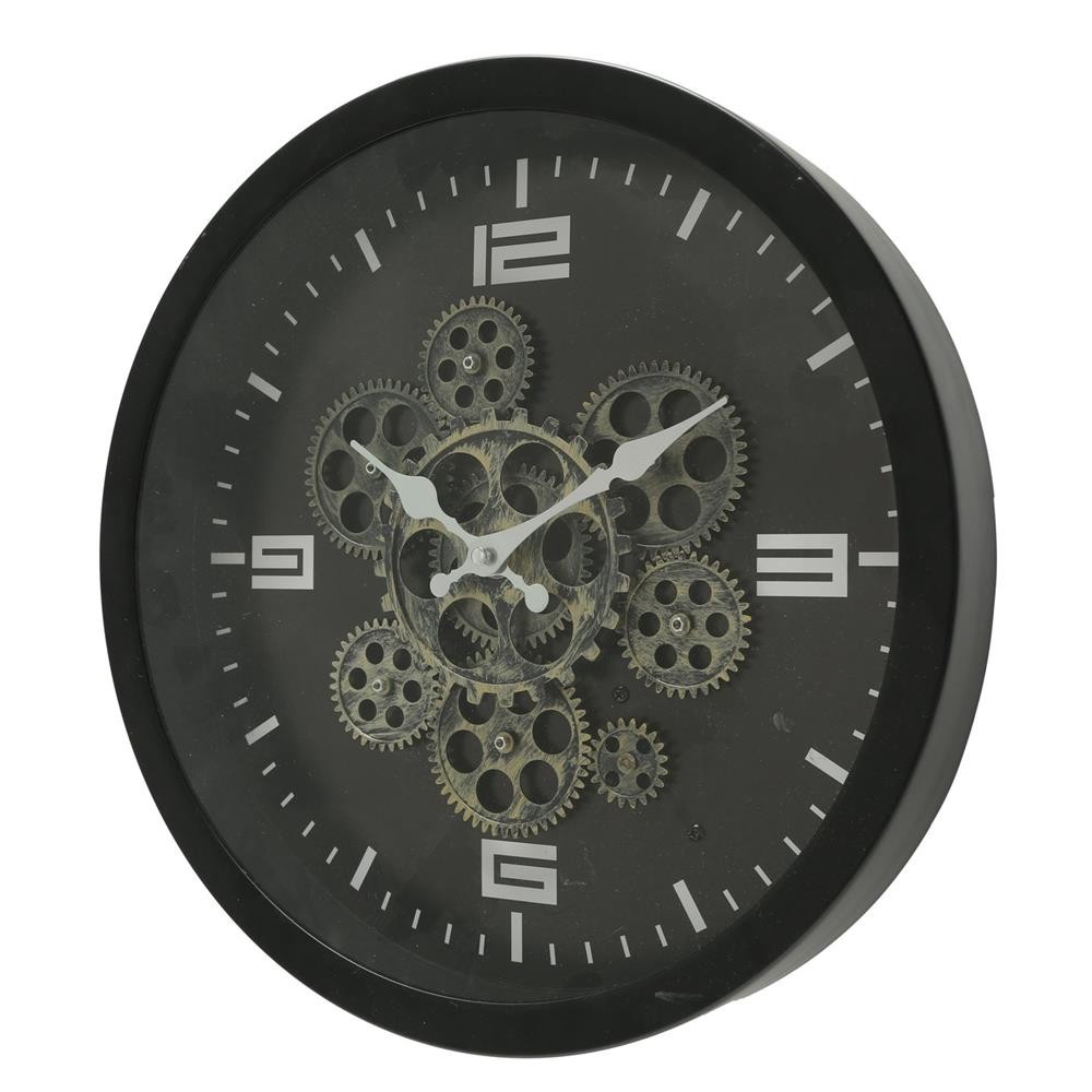 BOLTZE Wanduhr BigTime, аналог металла в промышленном дизайне, 38 см от Durchmesser