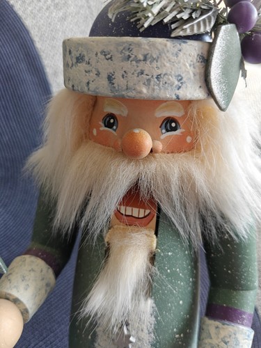 Käthe Wohlfahrt Original Holzknackl Weihnachtsmann Nussknacker 35 cm - Bild 6 von 8
