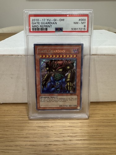 Gate Guardian *PSA NM-MINT 8* MRD-000 *Secret Rare* 2010 * Yugioh - Picture 1 of 3