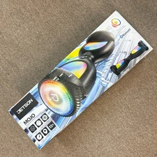 Jetson Mojo Black Light Up Self Balancing Scooter with Bluetooth Speaker Hover