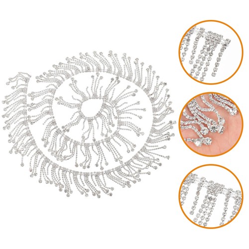 Decorative Rhinestone Tassel Decorative Chain Clothing Accessory Craft Diy - Picture 3 of 16