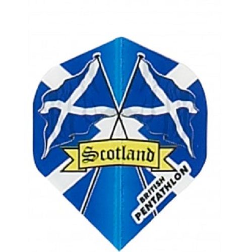 1 SATZ SCHOTTISCHE FLAGGEN DART FLIGHTS - Bild 1 von 1