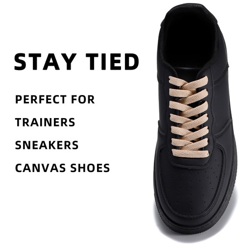 1Pair Flat Shoelaces Replacement for Sneakers 24 27 36 39 45 48 54 60 63 72 Inch - Imagen 76 de 134