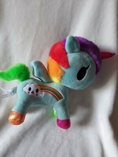Unicorno Tokidoki Blue Pixie Rainbow Cloud Pegasus Unicorn plush