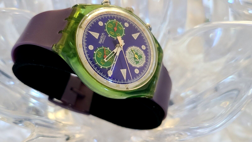 Swatch Watch Chrono United Nations 50th Anniversary SCZ103 1995 ( X23) - Picture 2 of 10