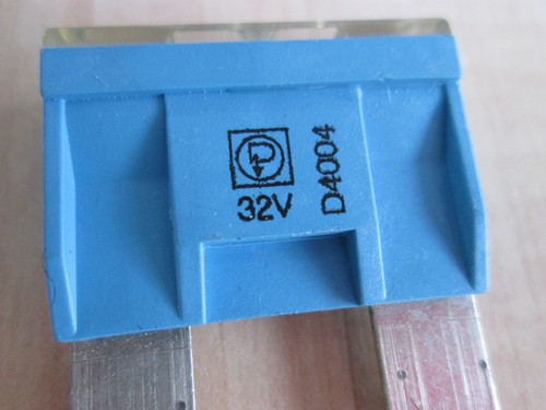 Lot of (5) OEM 60A Blade Fuse APX Maxi Blade Fuse Blue 60A #M145AC - Picture 3 of 7