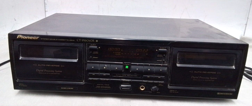Pioneer CT-W606DR Dual Cassette/Tape Deck - Tested, works