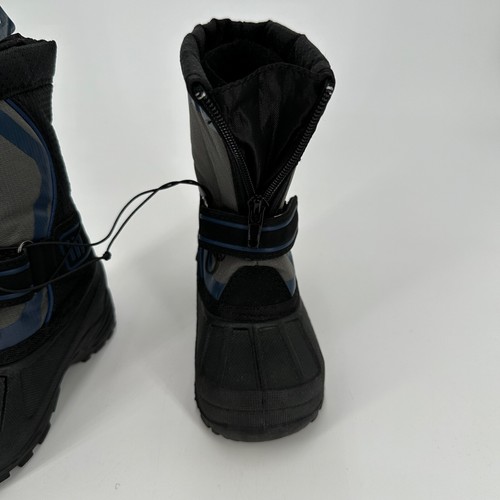 Botas de nieve aisladas Magellan para niños pequeños talla 5 gris/negro/azul 3M Thinsulate - Imagen 3 de 8