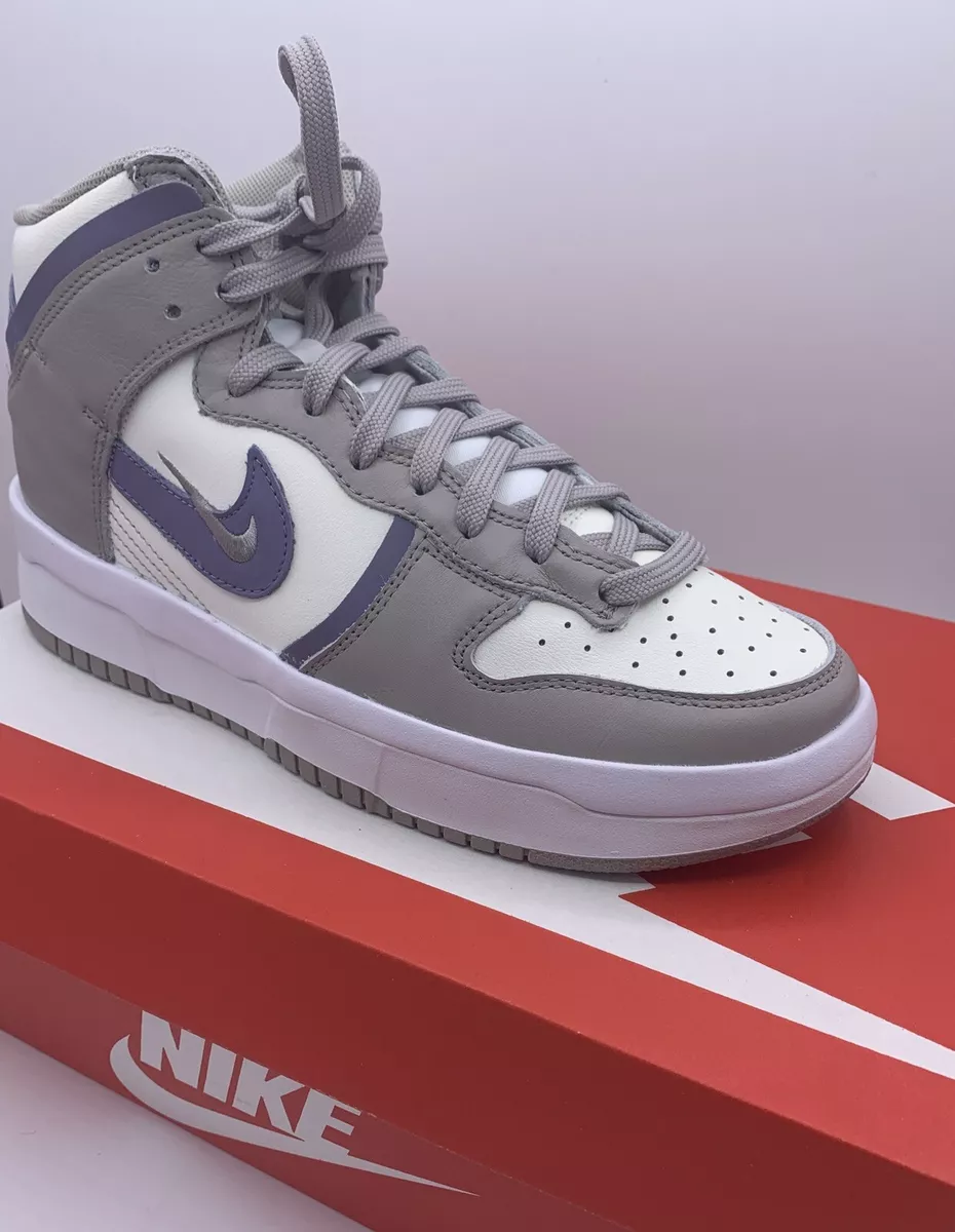 Women’s Nike Dunk High Rebel Iron Purple Sneakers Shoes Size 9
