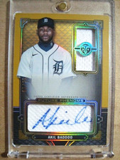 2022 Akil Baddoo Topps Triple Threads Future Phenoms Autograph Jersey 01/35 🔥🔥