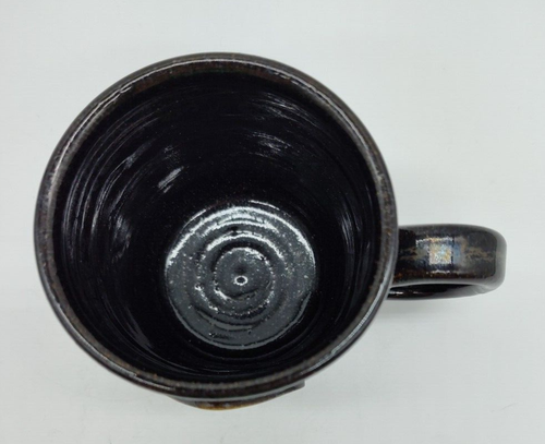 I Love Door County Wisconsin Sunset Hill Stoneware Black Drip Coffee Mug USA - Picture 3 of 8