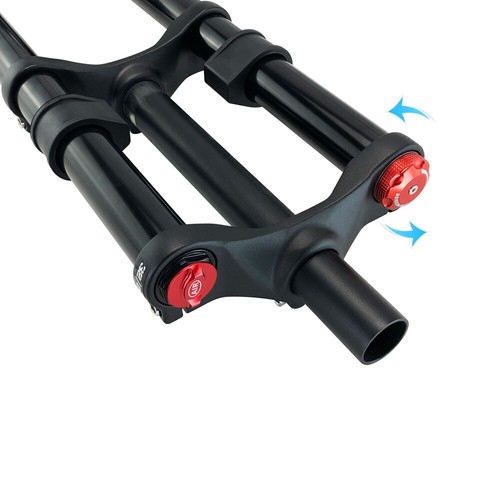 Mountain Bike Double Crown Dual Shoulder Air Suspension Fork 26/27.5/29Inch - Picture 4 of 32