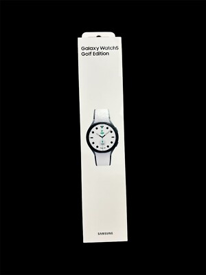 Samsung Galaxy Watch5 Golf Edition SM-R900 40mm Gray Aluminum Case - New Sealed!