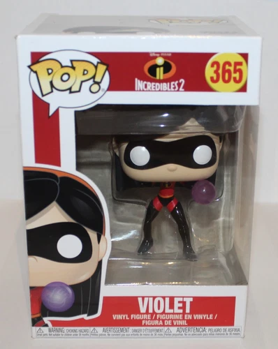 POP VINYL DISNEY PIXAR THE INCREDIBLES 2 365 VIOLET (EXCELLENT CONDITION)!!!