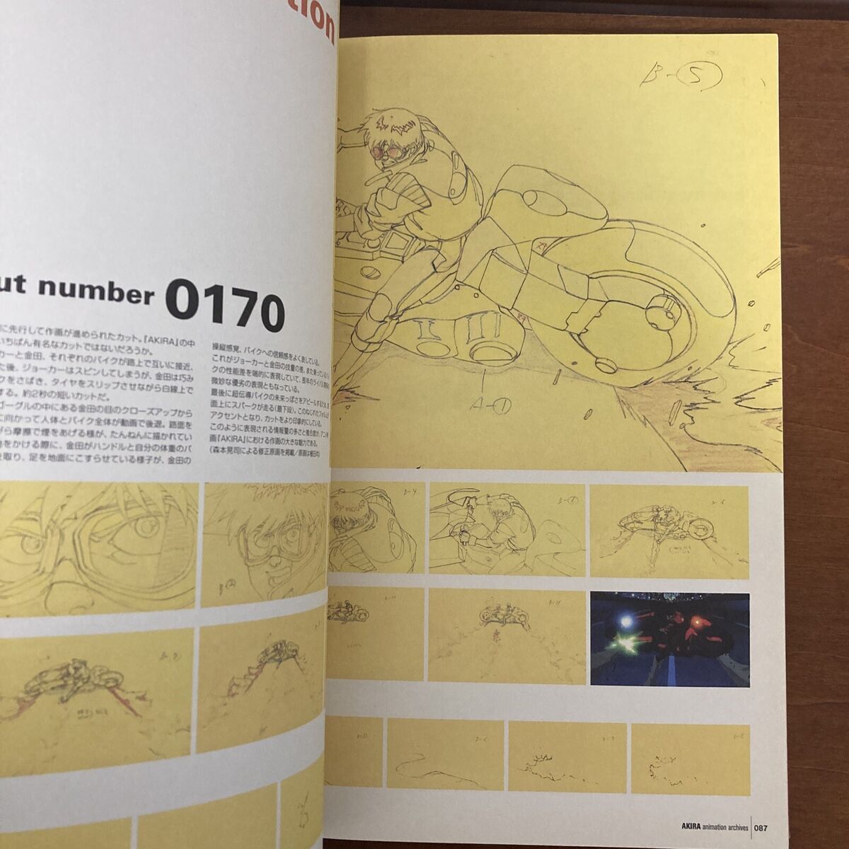 AKIRA ANIMATION ARCHIVES Katsuhiro Otomo Art Book
