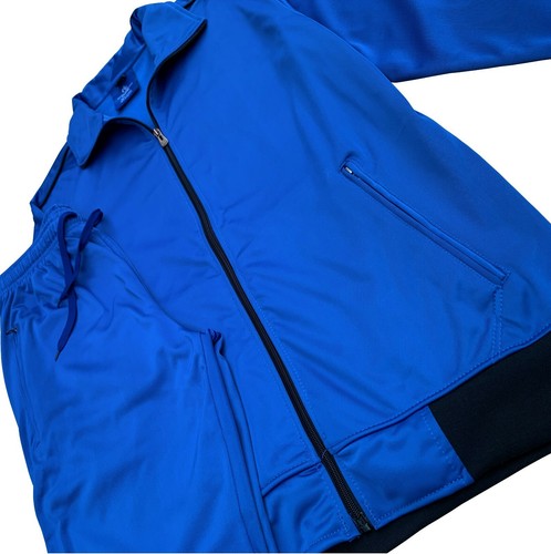 Men's Classic Retro Full Jogging Suit Plain Tracksuit Outfit - Picture 21 of 28