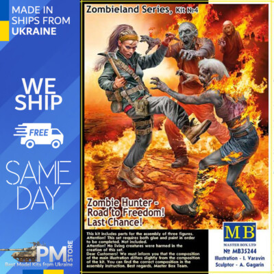 Master Box 35244 1/35 Zombie Hunter - Road to Freedom! Last Chance Zombieland
