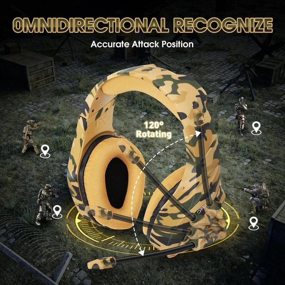 Audifonos Gamer con Micrófono Para PS4 Xbox PC Nintendo Switch Conector 3.5 mm Foto 4 de 4