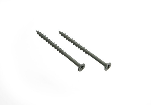 4.5 X 75mm Weatherproof Green Coated Decking Screw PK OF 6