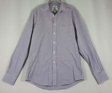 Jos A Bank 1905 Men's 15.5-35 Non-Iron Slim Collared Long Sleeve Button Shirt