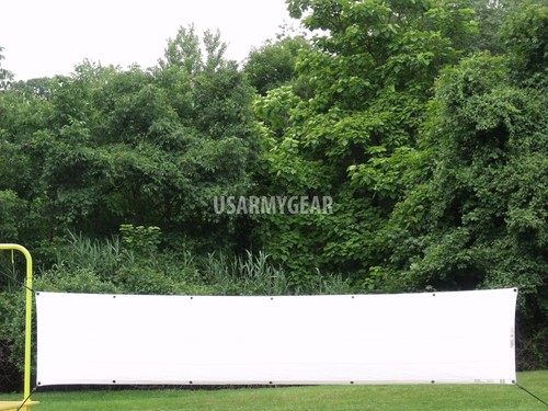 Marcador de panel rectangular blanco militar de los Estados Unidos AL-122 enlace aéreo 12' x 2' - Imagen 3 de 12